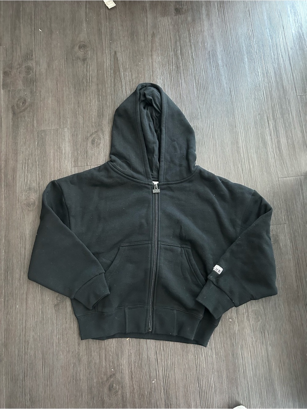 Black Pro Club Youth XL Zip Up Sweater